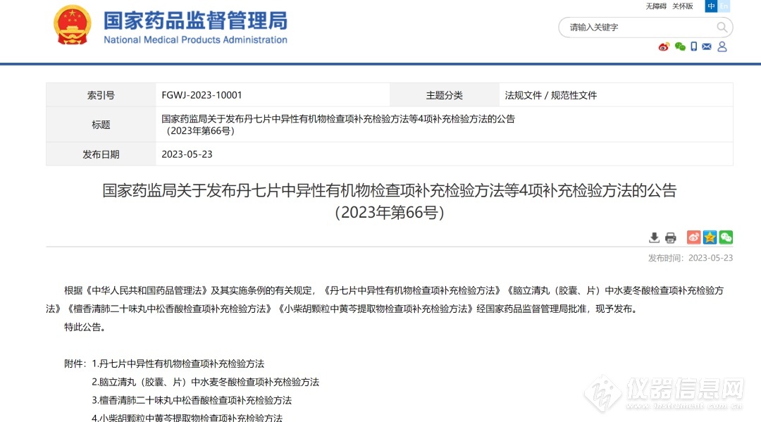 感冒常用藥——小柴胡顆粒中黃芩提取物檢查項(xiàng)補(bǔ)充檢驗(yàn)方法應(yīng)對(duì)方案